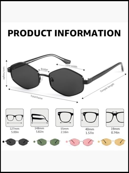 Trendy Polarized Sunglasses with TR90 Frame UV400 Protection Retro Cateye main image 5